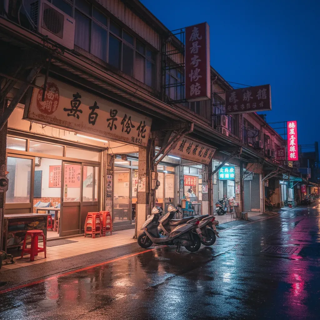 嘉義車站夜景