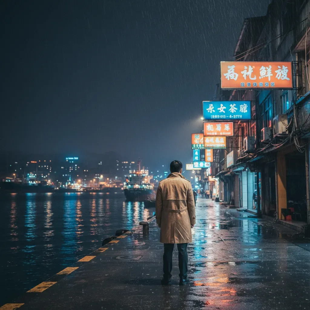 基隆港邊的那一夜｜雨、廟口蝦仁羹、和一個我不會記得名字的女孩