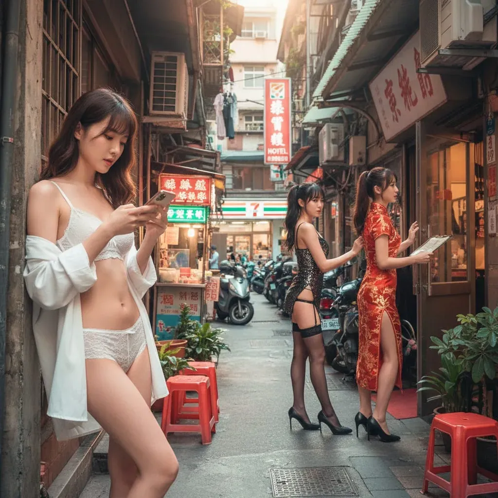 林森北路霓虹夜景
