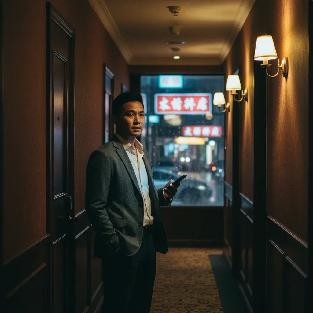 走廊燈光