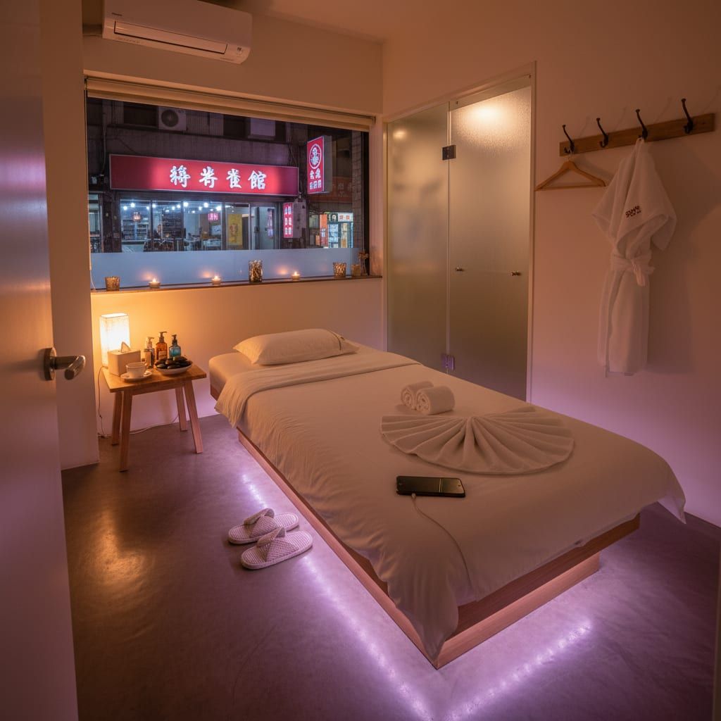 準備好的按摩包廂