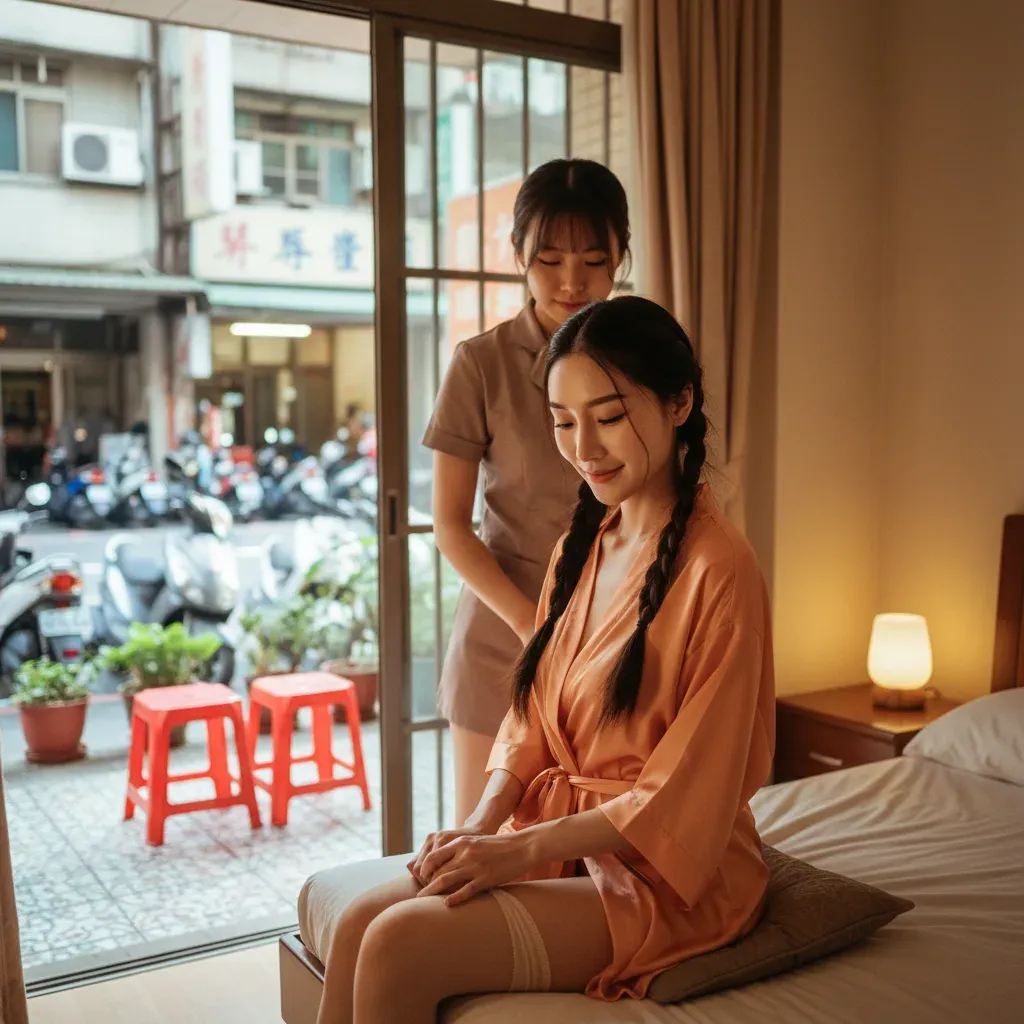 養生館包廂內