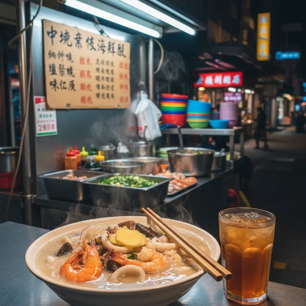 深夜的中壢小吃攤