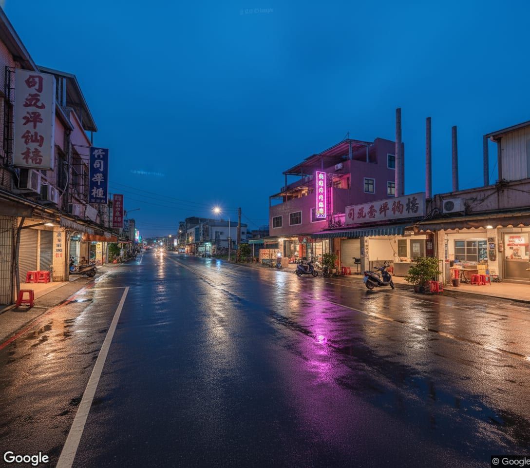 西平路養生館街景