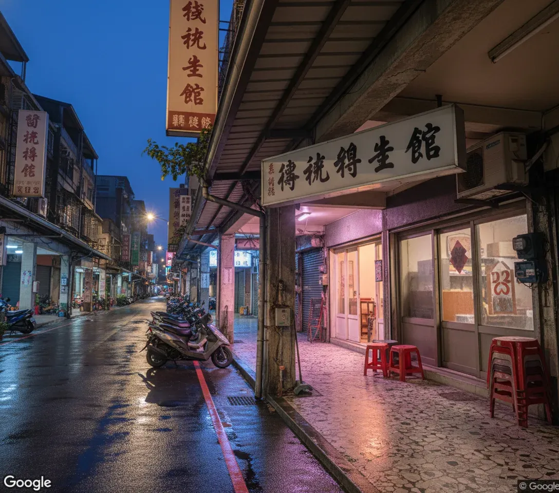 豐原中興路養生館街景