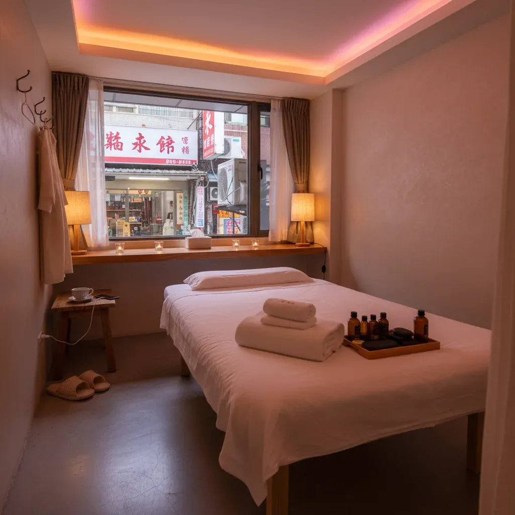 養生館包廂內景