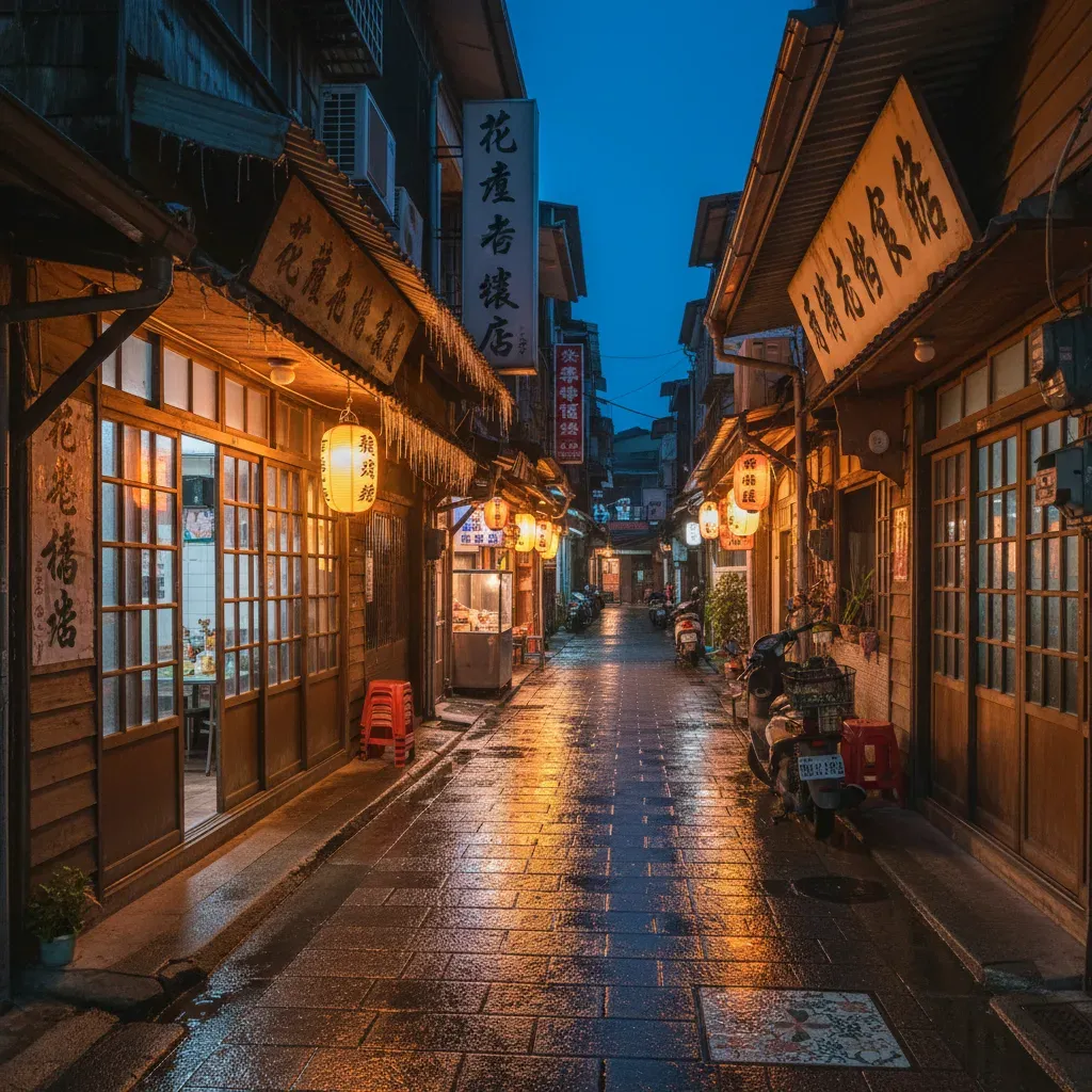 花蓮溝仔尾老巷弄