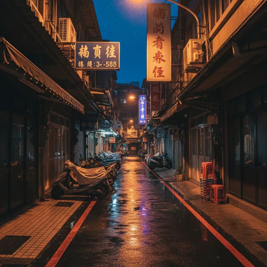 花蓮南京街夜景