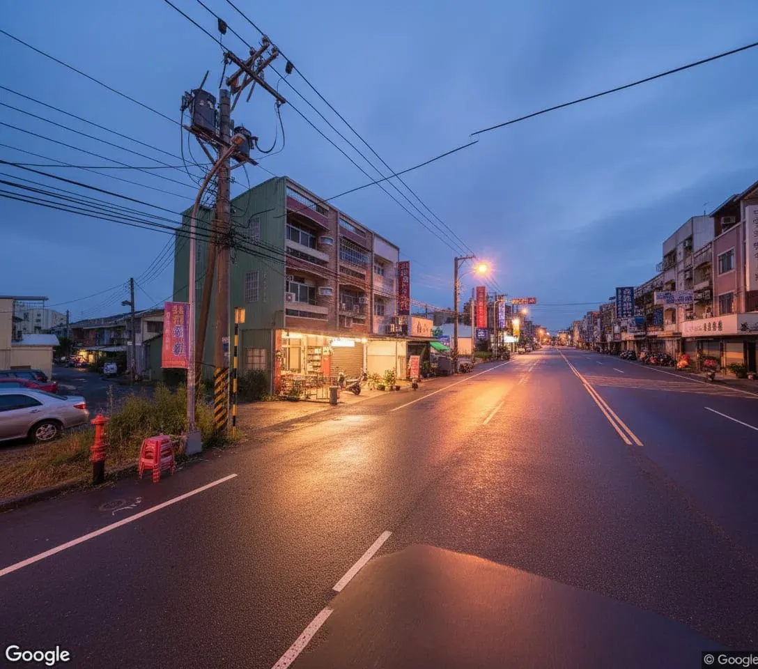 虎尾深夜街道