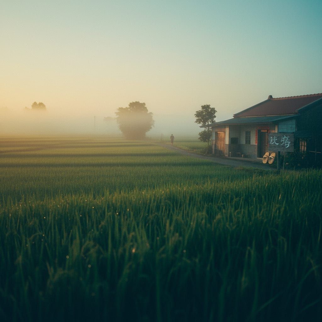 雲林田野晨光