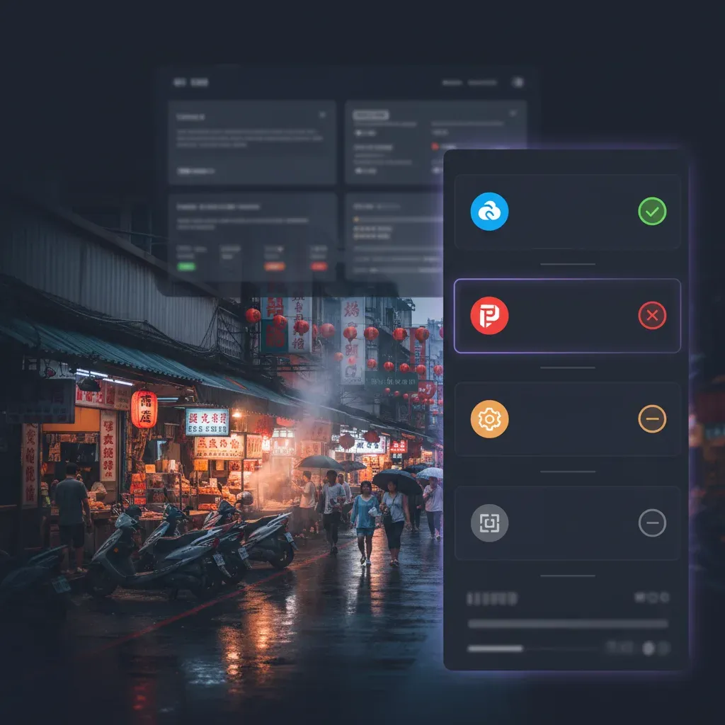 JKScan 側邊欄跨站驗證介面示意