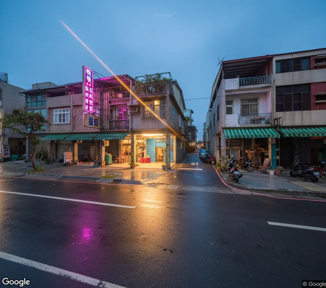 高雄鳳山老城深夜街道