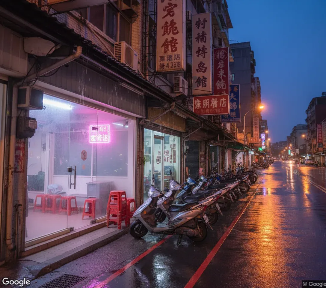 高雄九如路深夜養生館街景