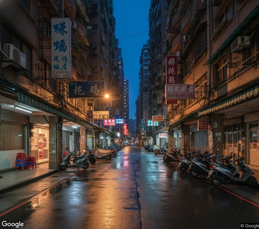 高雄七賢路電信大樓夜景