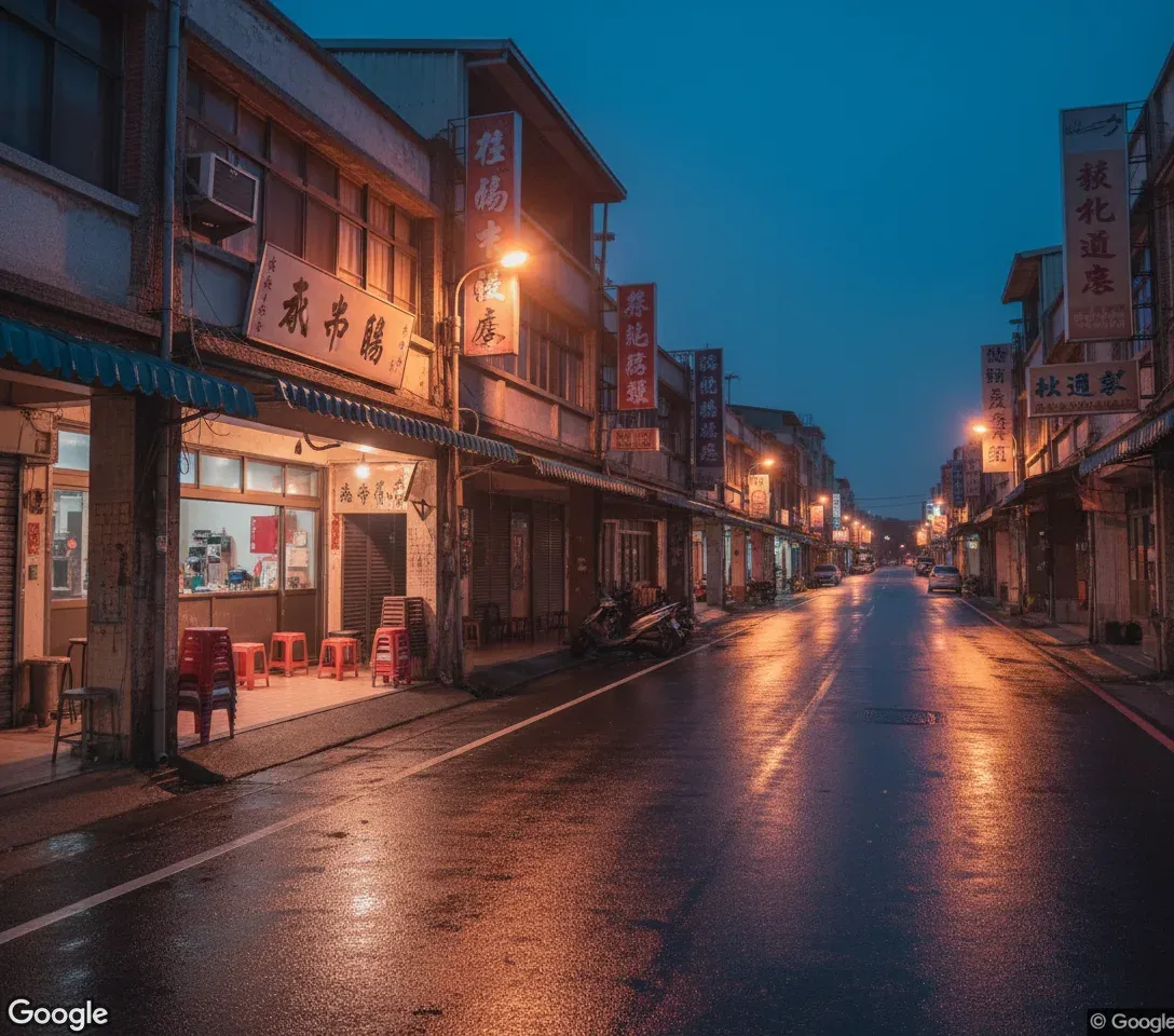 金城鎮老街夜景