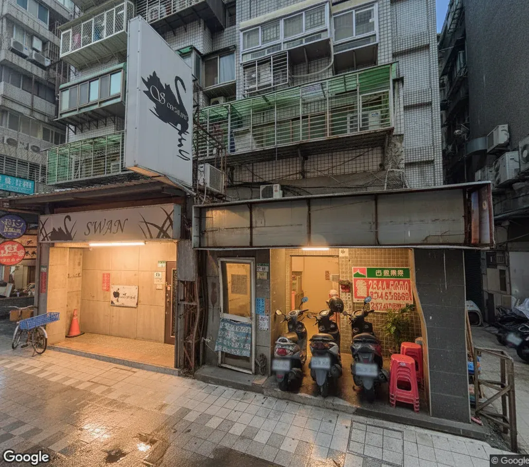 林森北路酒店入口深夜街景
