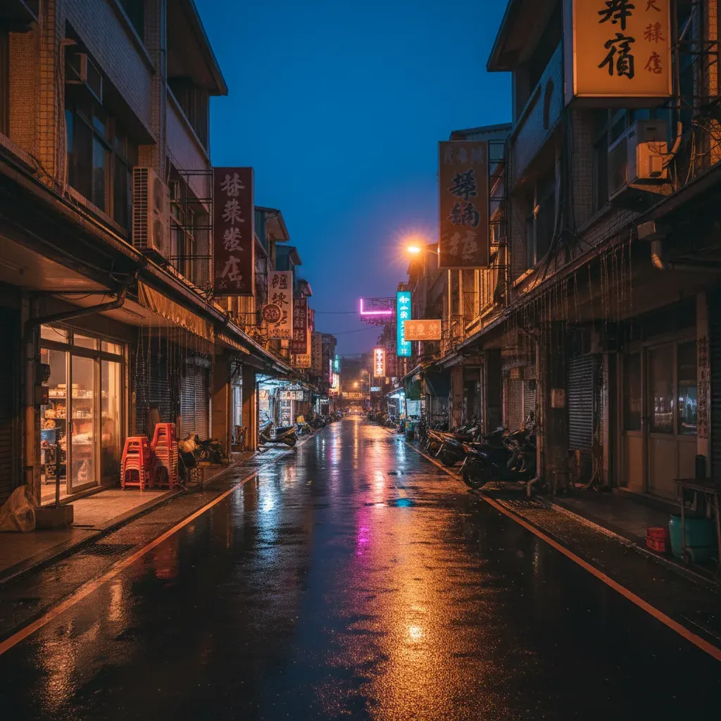 蘆洲中正路夜景