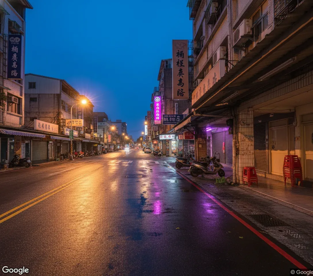 楠梓深夜街景