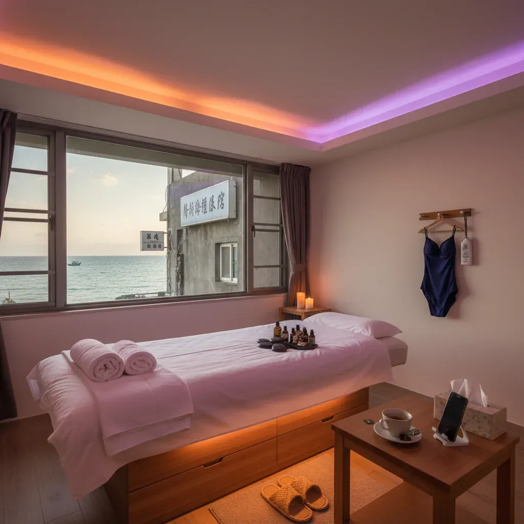 養生館包廂內部