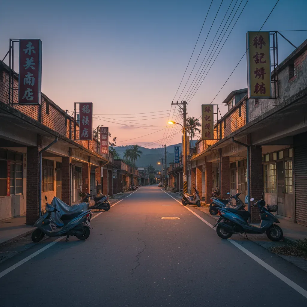 內埔鄉村街景