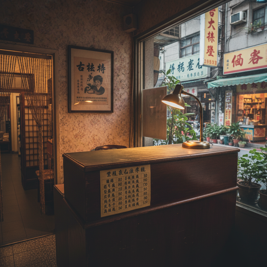 草屯養生館櫃台