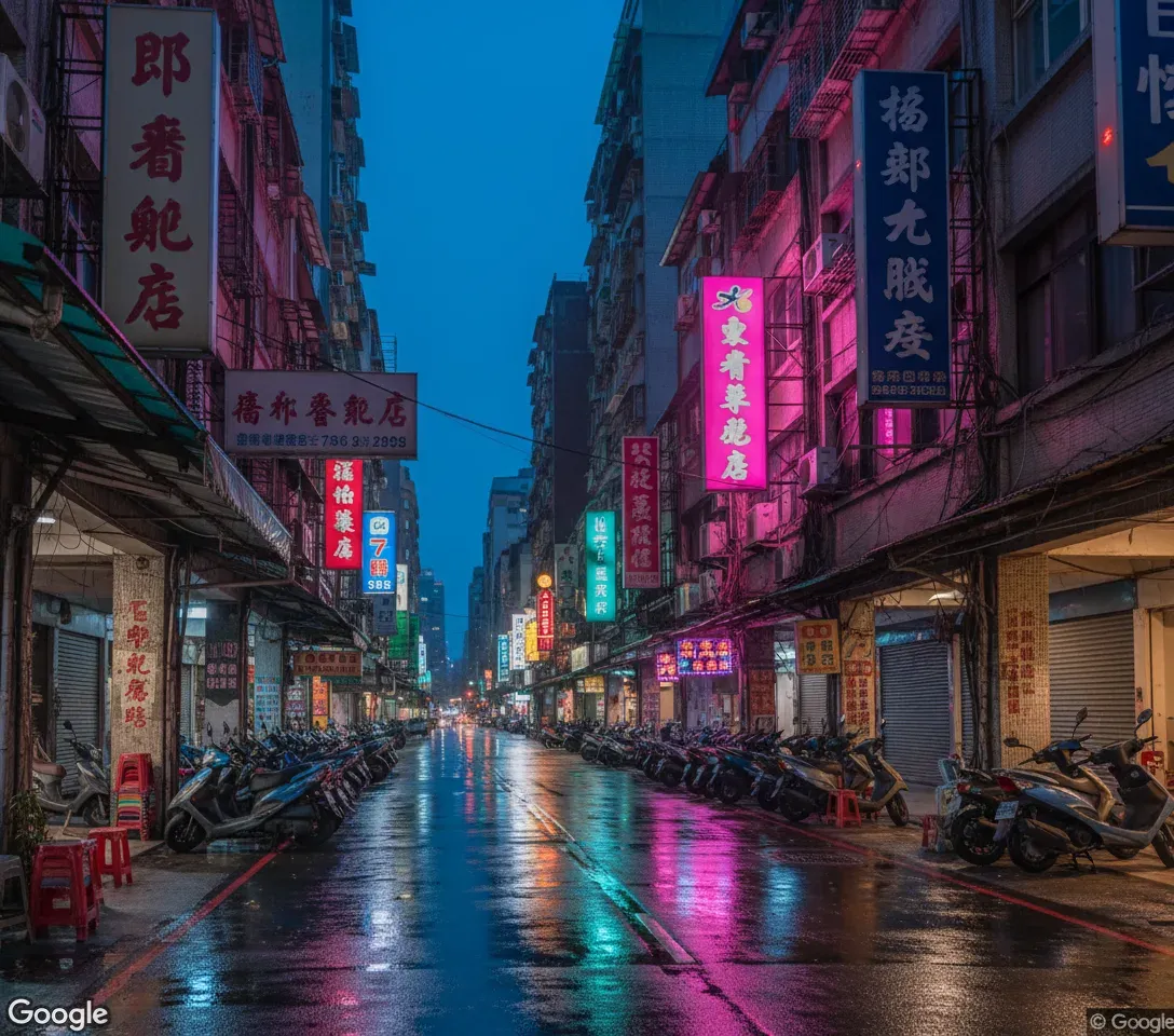 九如二路深夜街景