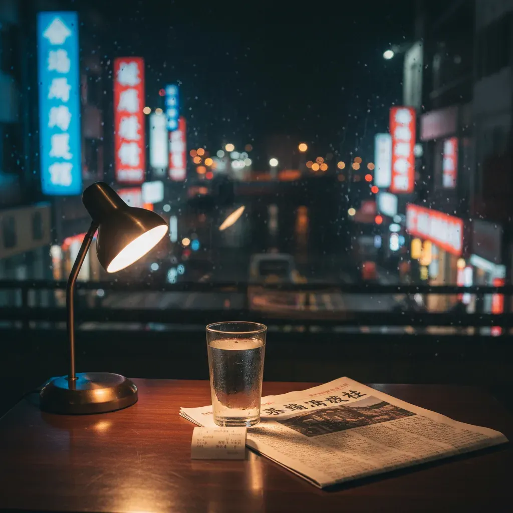 基隆旅館桌面