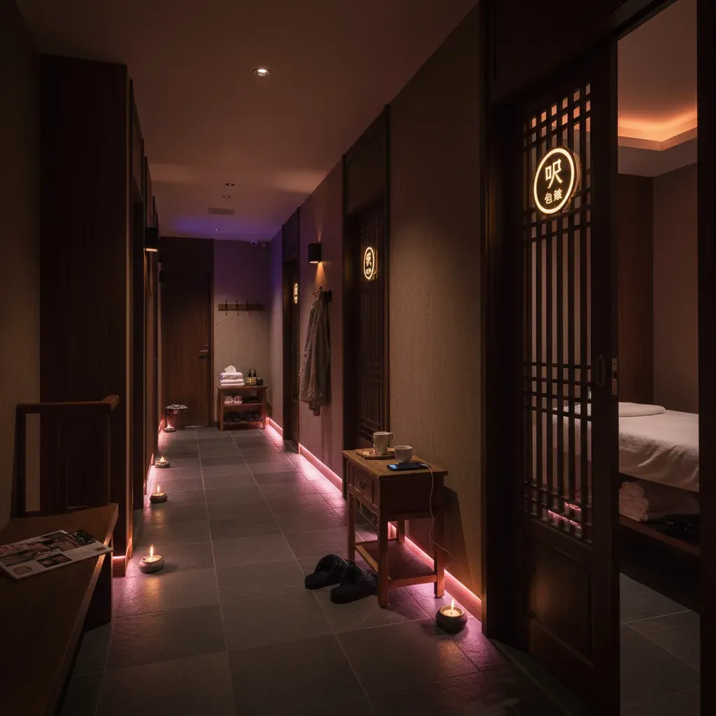 羅東養生館走廊