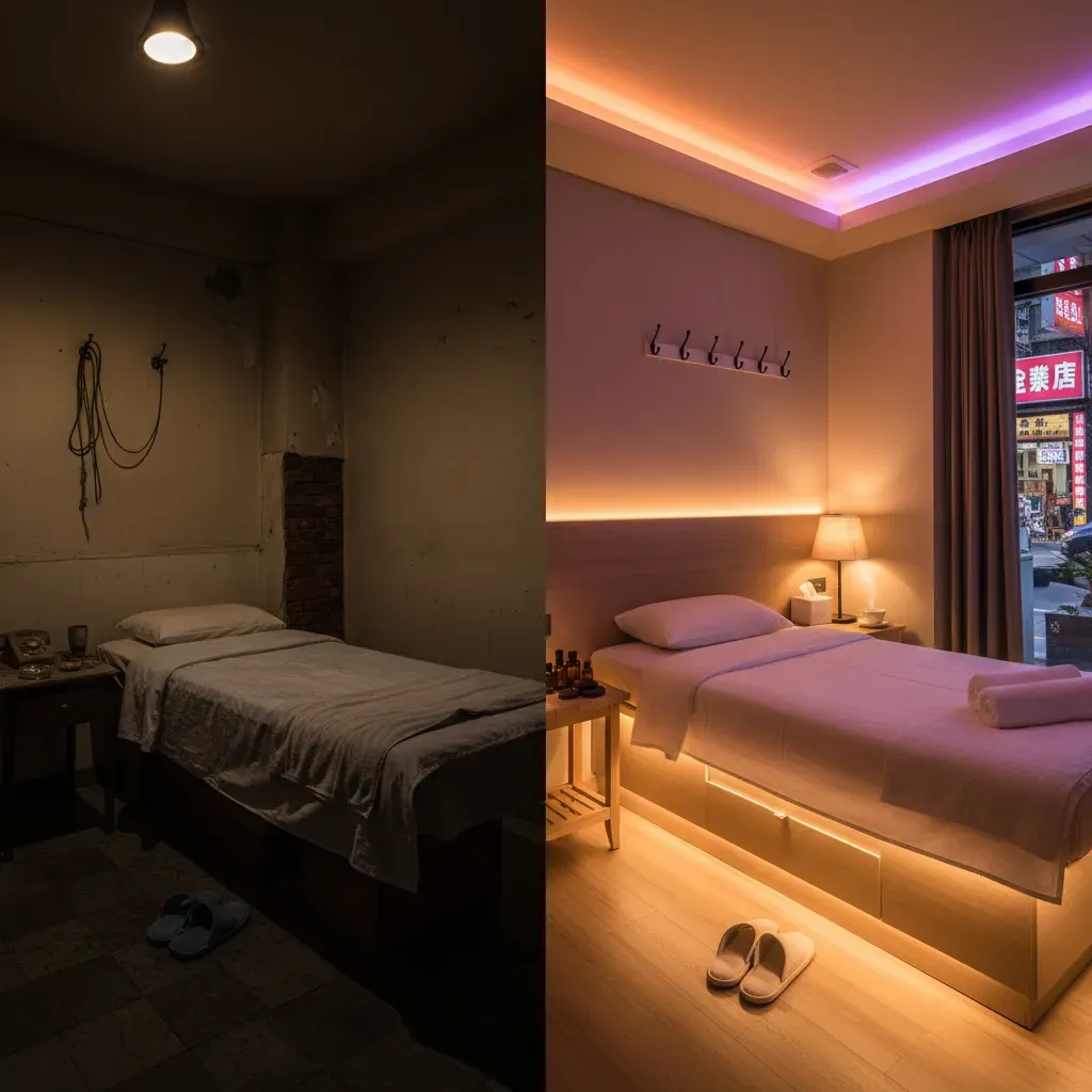 養生館包廂環境對比