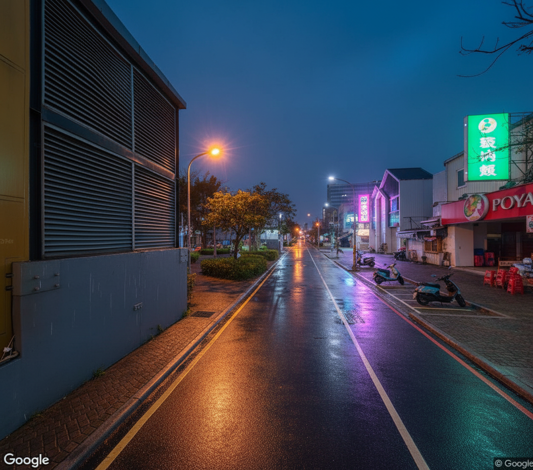 台南海安路養生館巷弄