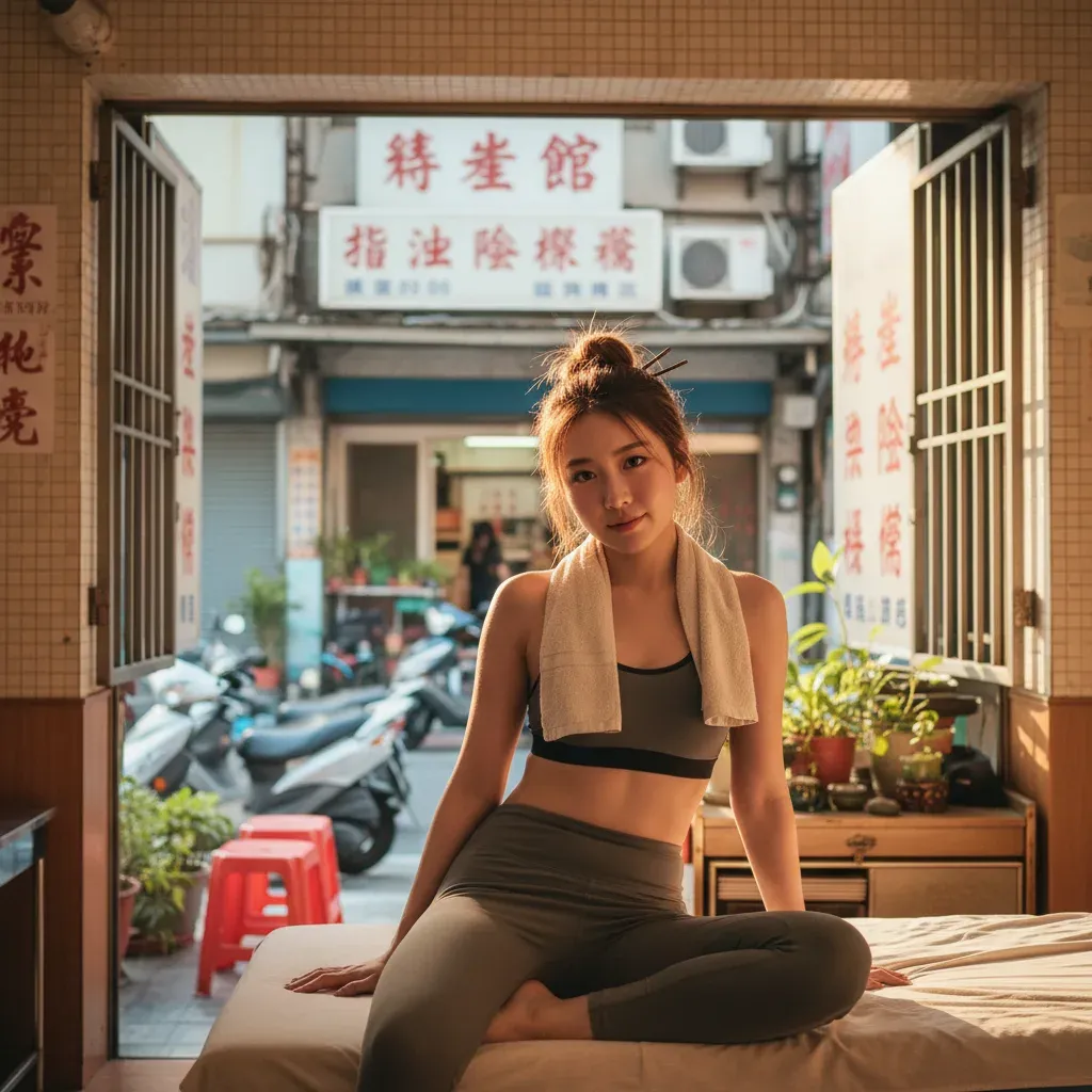 舒壓按摩情境