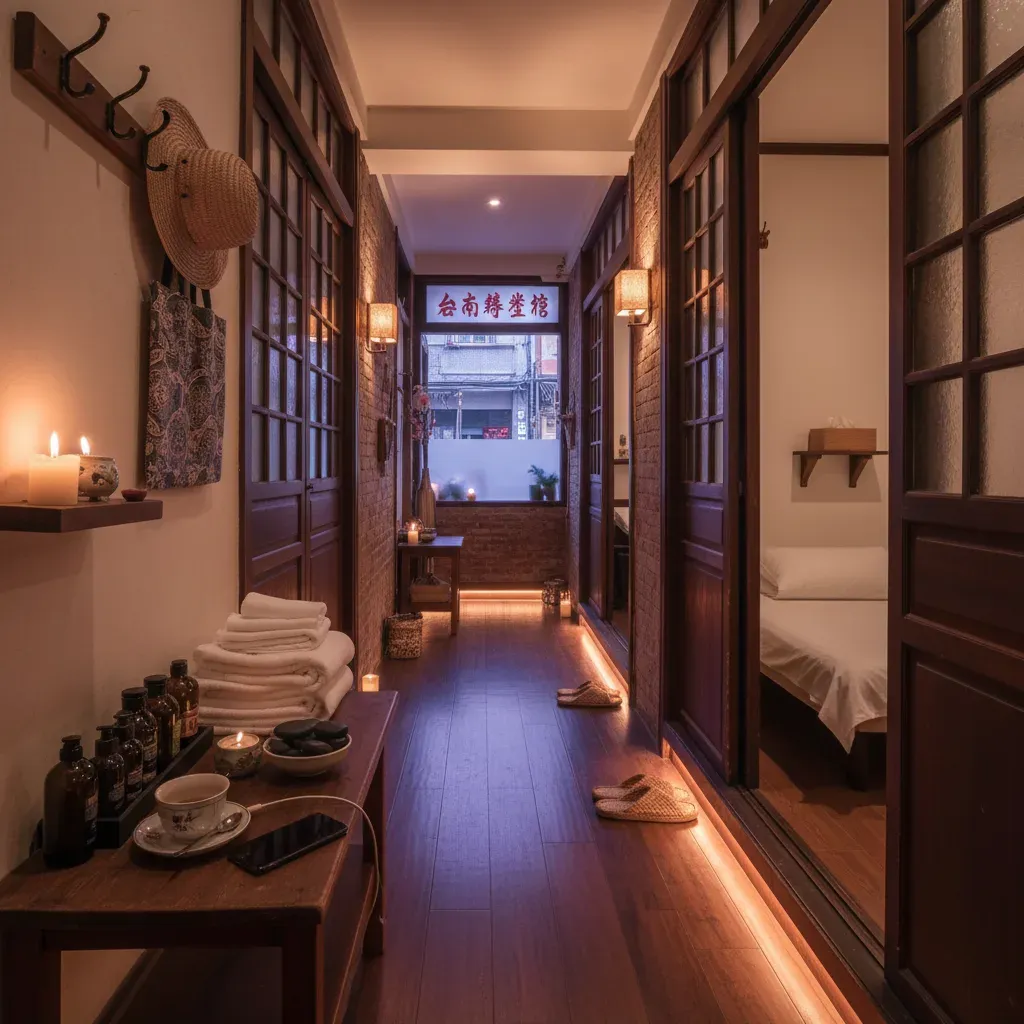 台南養生館走廊