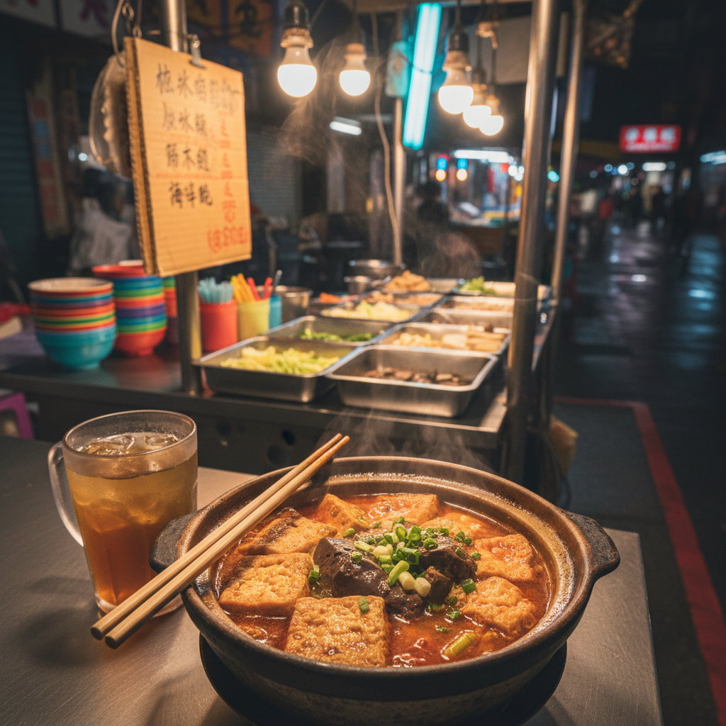 板橋南雅夜市深夜小吃