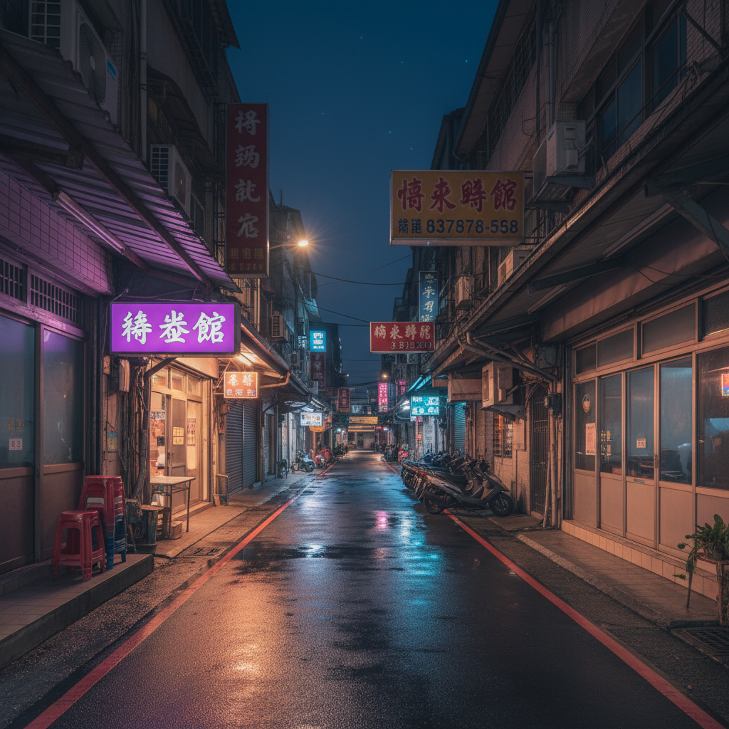 新莊深夜巷弄