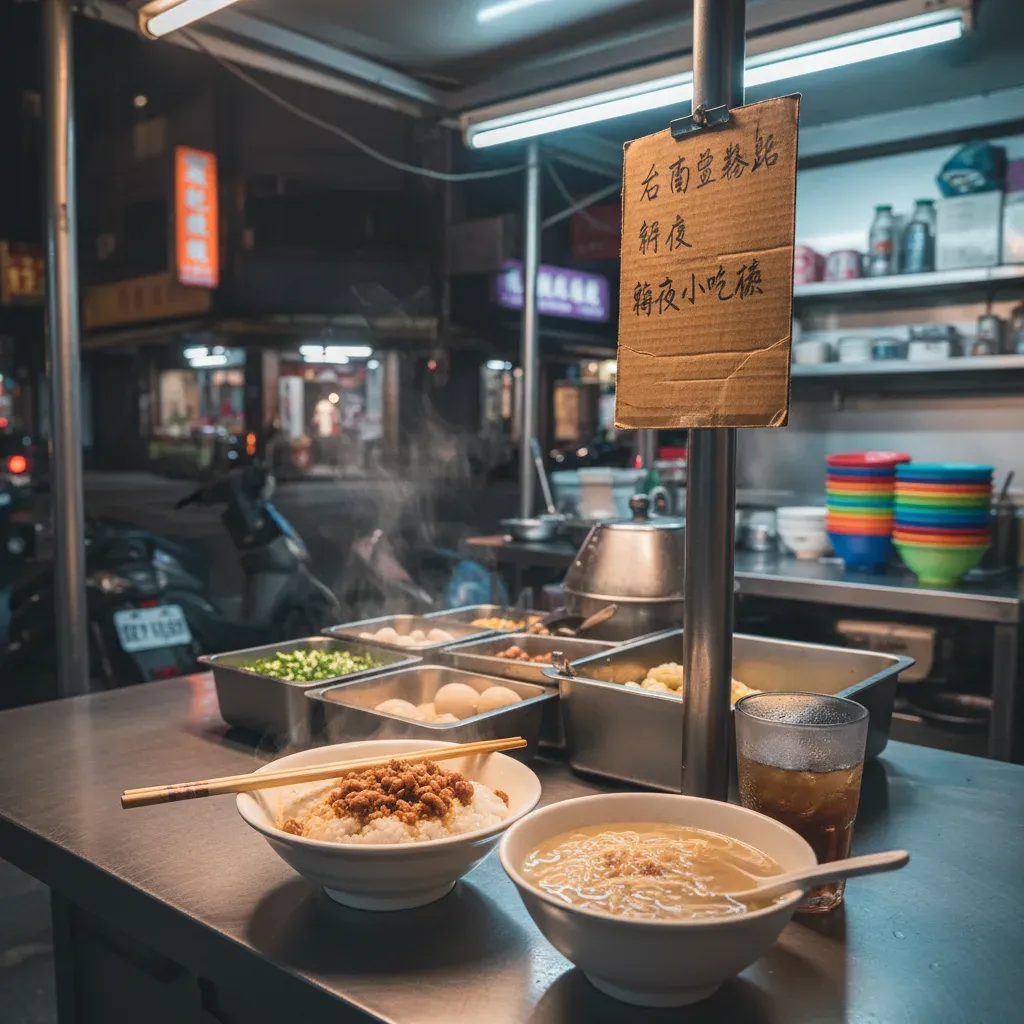 正氣路夜市的深夜小吃