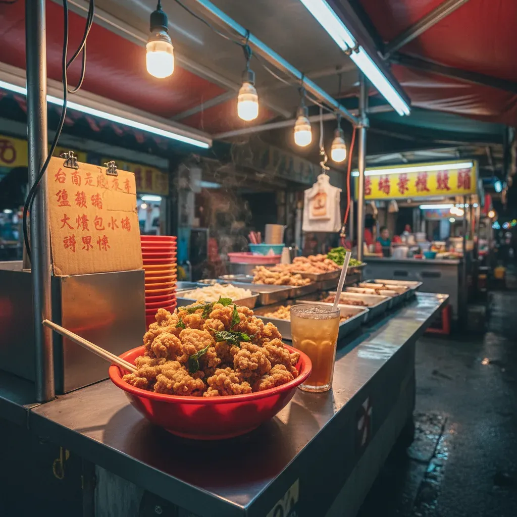 正氣路夜市的小吃攤