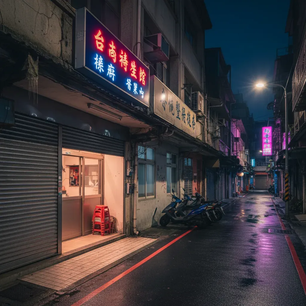 台東中華路養生館街景