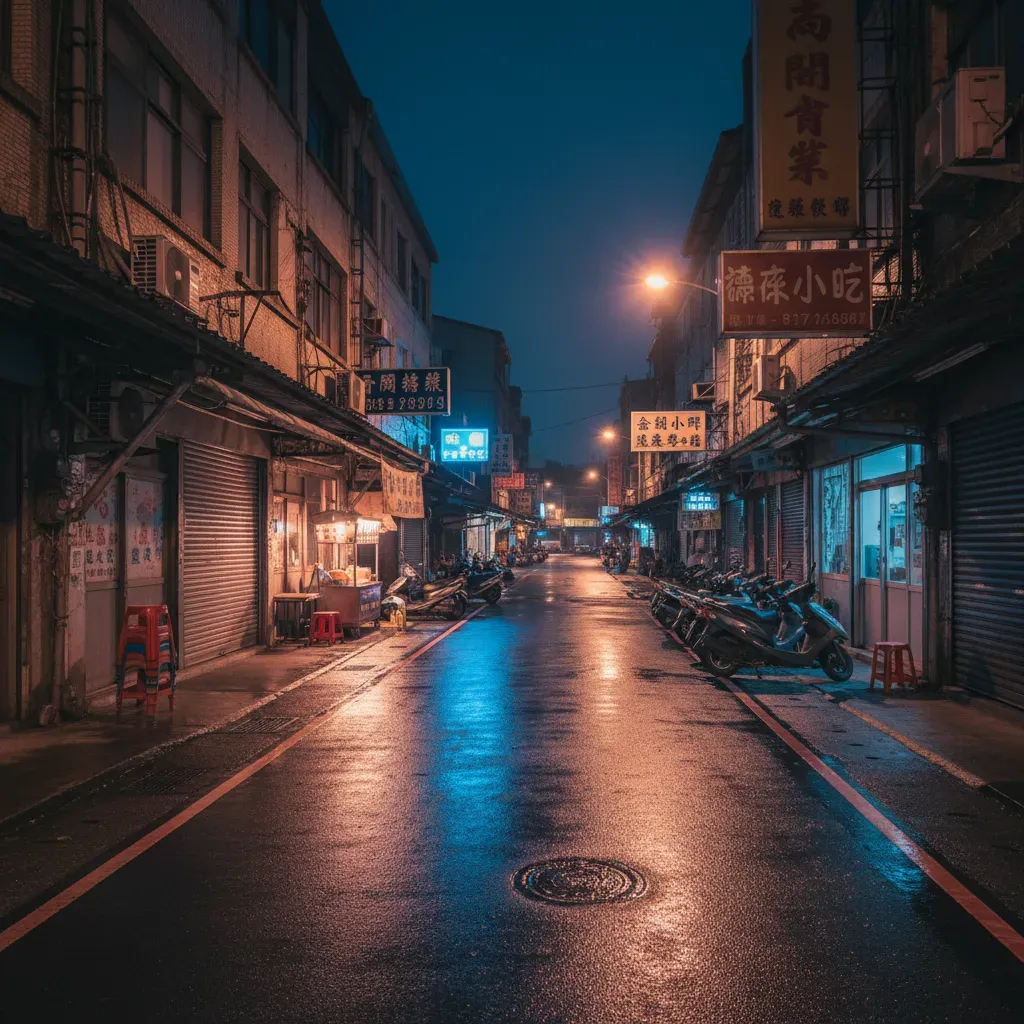 桃園觀音工業區夜景