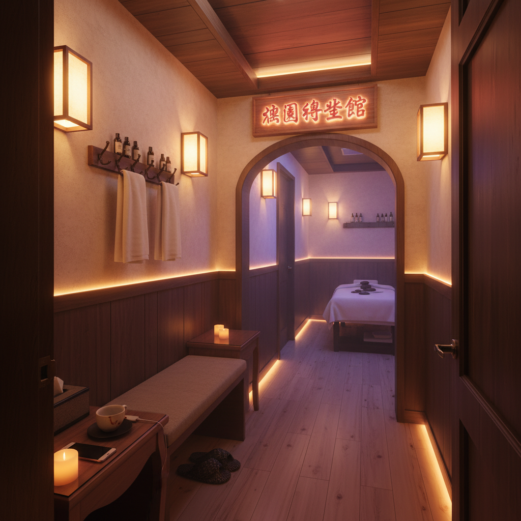 桃園養生館走廊