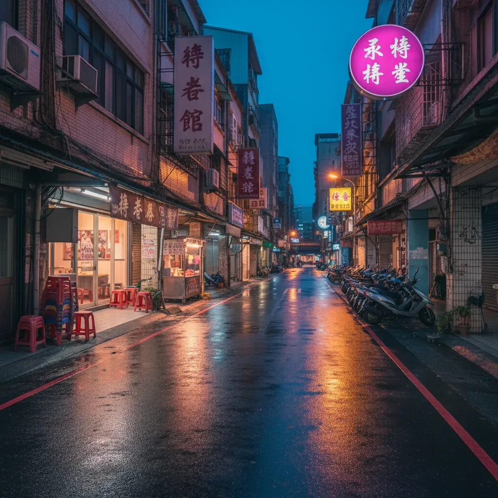 中壢新生路街景