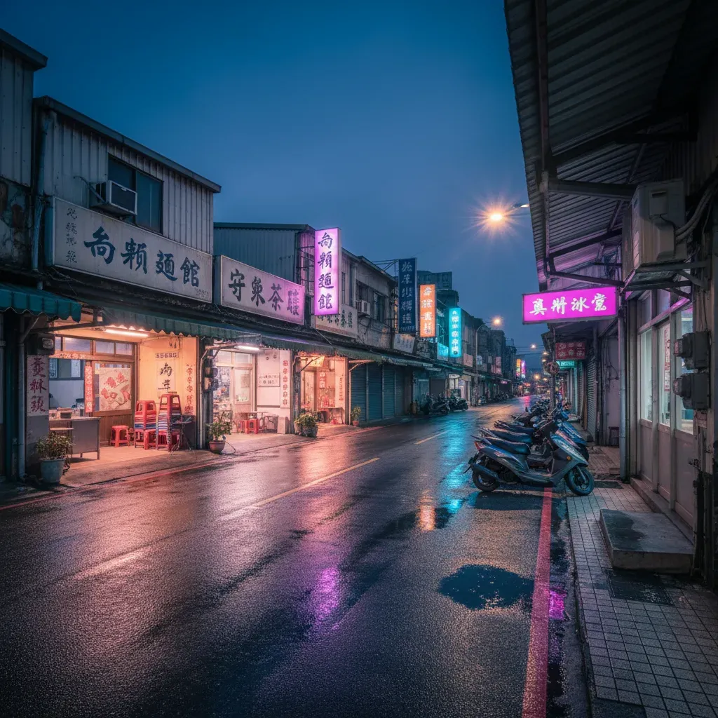頭份尚順附近夜景