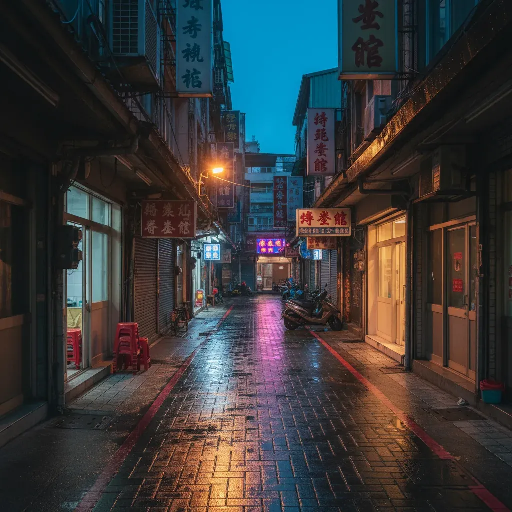 土城延吉街夜景