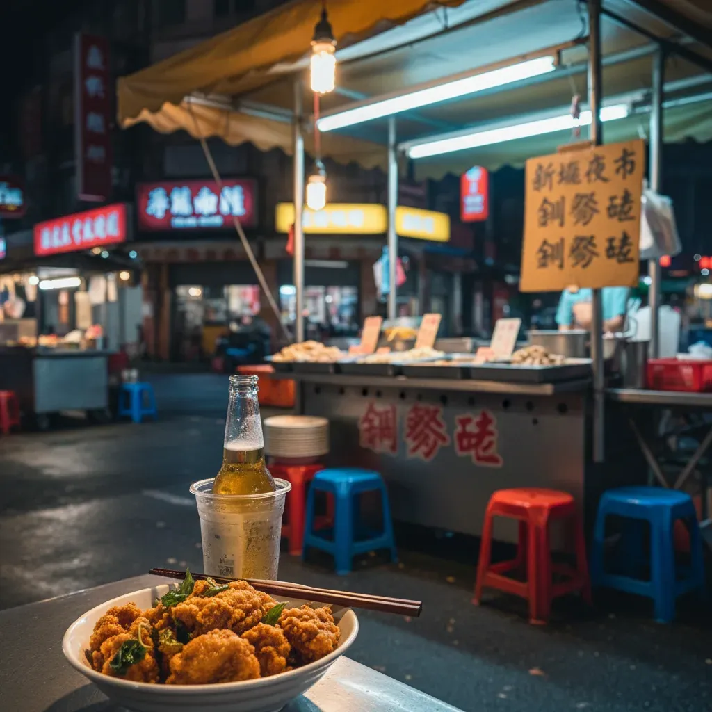 新莊夜市鹹酥雞