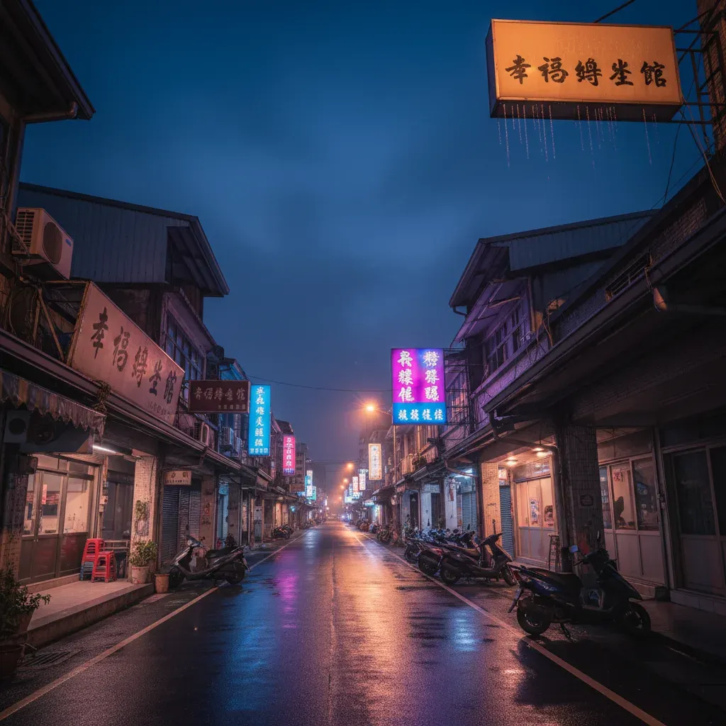 新莊幸福路夜景