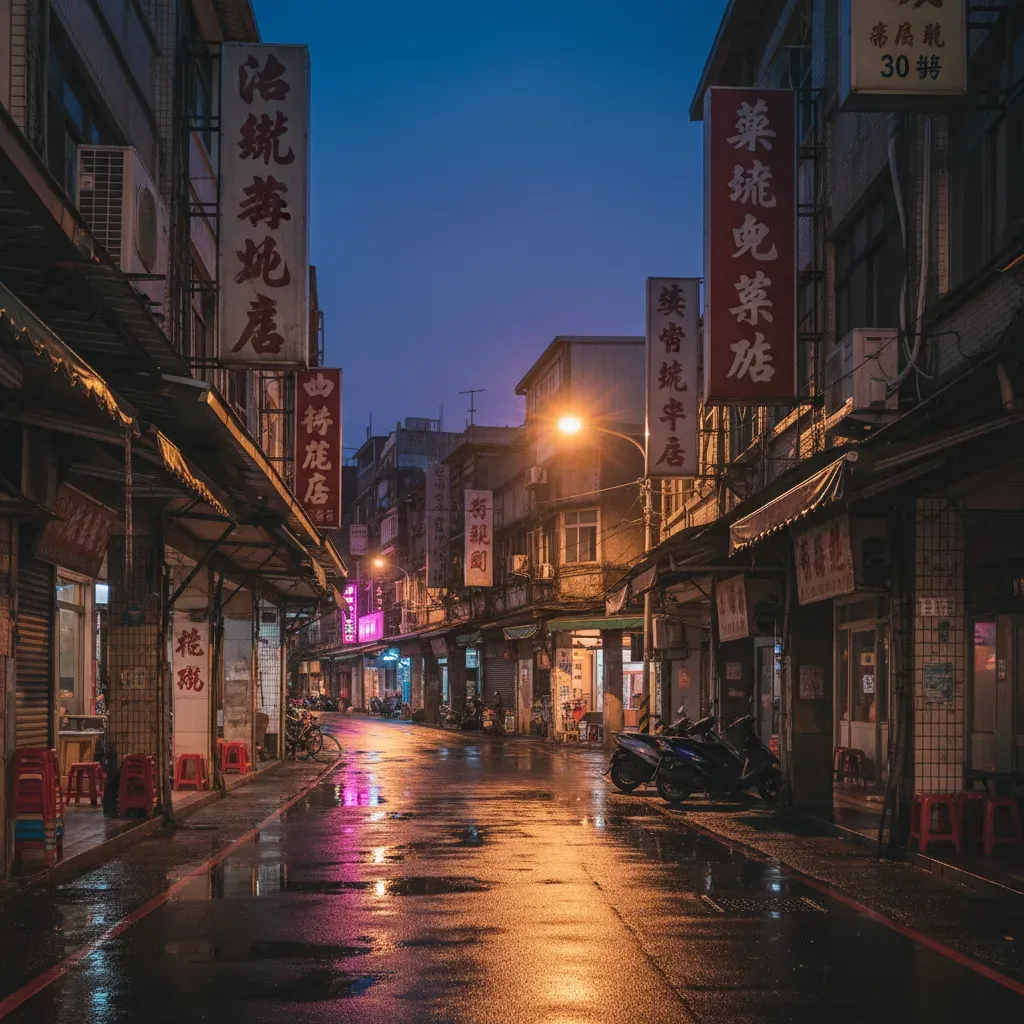 新莊幸福路夜景