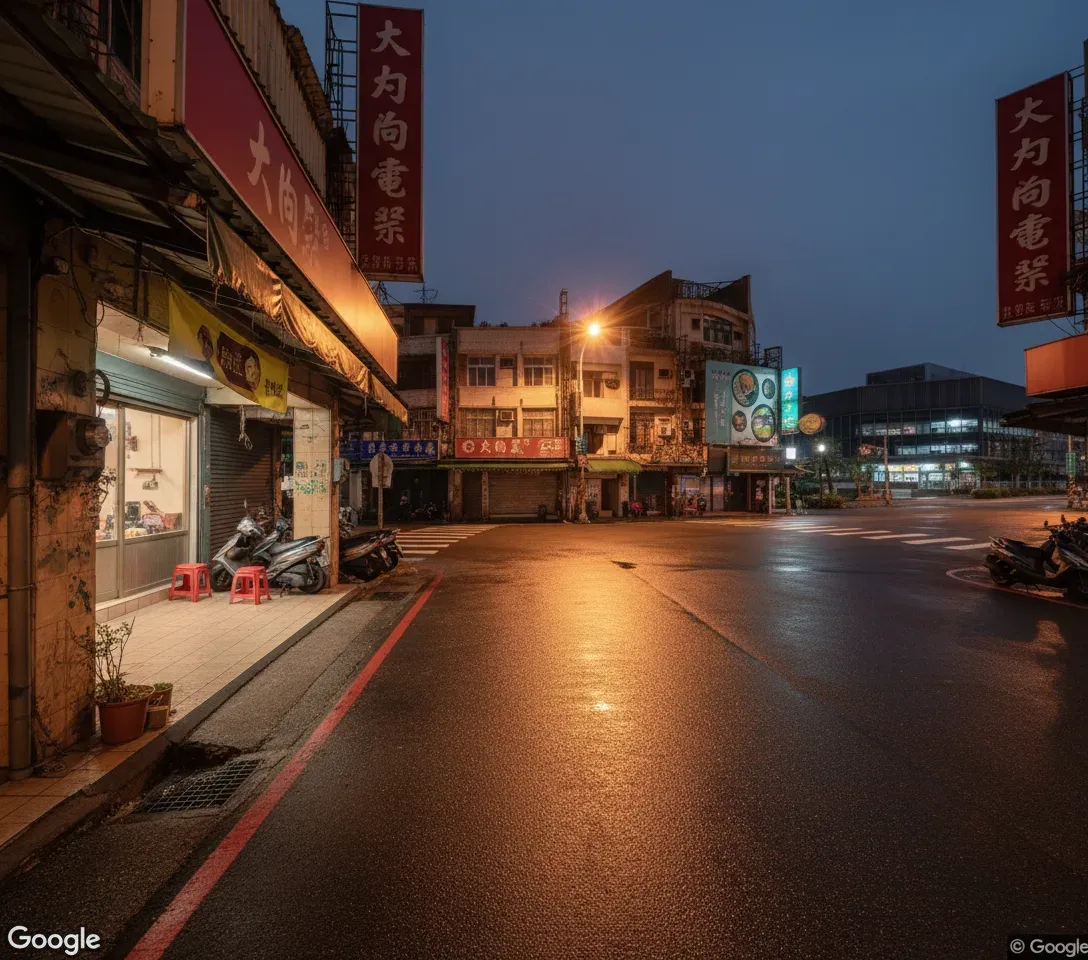 楊梅車站附近街景