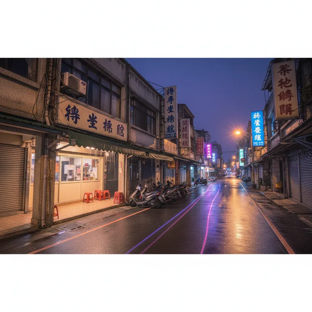 中和景安站夜景