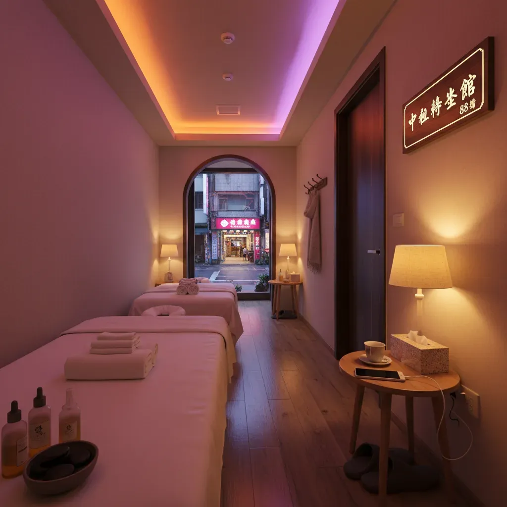 中和景安站附近夜景