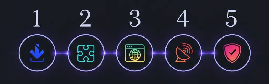 JKScan 5 步驟使用流程圖